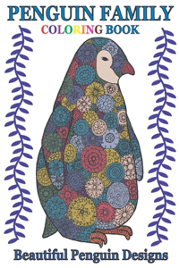 Penguin Family Coloring Book