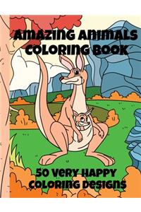 Amazing Animals Coloring Book