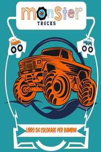 Monster Truck Libro da colorare per bambini