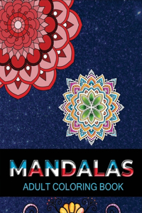 Mandalas adult coloring book