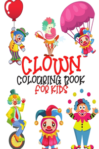 Clown Colouring Book For Kids