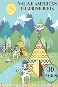 Native American Coloring Book