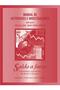 Saldo a Favor, Workbook