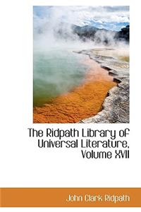 The Ridpath Library of Universal Literature, Volume XVII