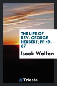 The Life of Rev. George Herbert