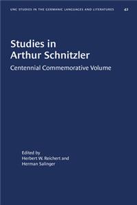 Studies in Arthur Schnitzler: Centennial Commemorative Volume