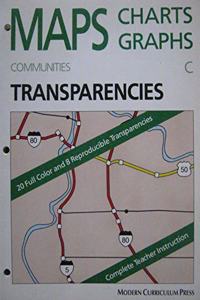 Maps, Charts and Graphs, Level C, Transparencies with Teacher Edition