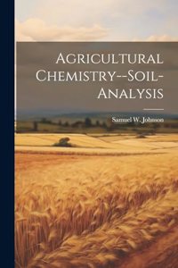 Agricultural Chemistry--soil-analysis