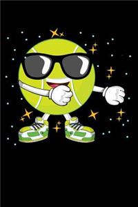 Funny floss dance flossing tennis ball journal