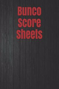 Bunco Score Sheets