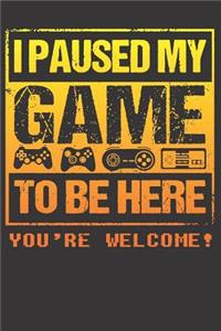 Notebook for Gamer Nerds and Geeks
