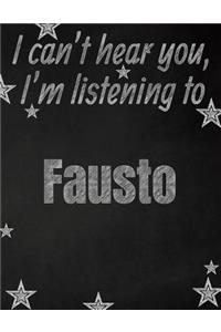 I can't hear you, I'm listening to Fausto creative writing lined notebook