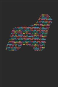 Komondor Journal - Komondor Notebook 'Word Cloud' - Gift for Komondor Lovers