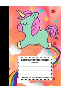 Composition Notebook Unicorn