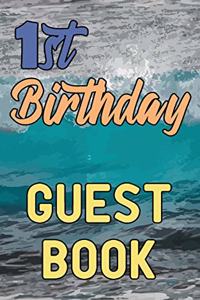 1st Birthday Guest Book