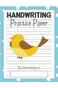 Handwriting Practice Paper