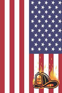 USA American Flag Fire Department