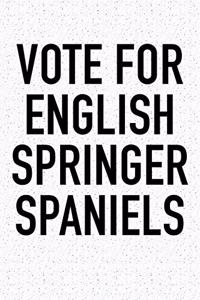 Vote for English Springer Spaniels