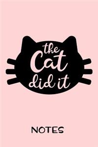 The Cat Did It Notes