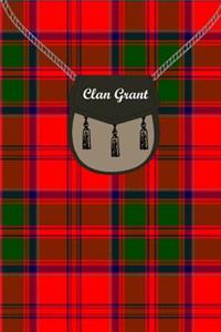 Clan Grant Tartan Journal/Notebook
