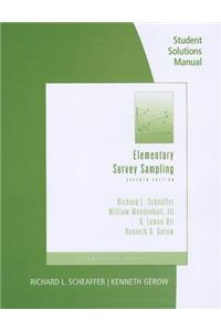 Elementary Survey Sampling Student Solutions Manual