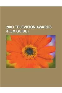 2003 Television Awards