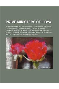 Prime Ministers of Libya