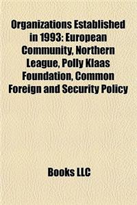 Organizations Established in 1993
