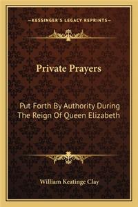 Private Prayers