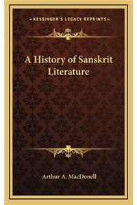 History of Sanskrit Literature