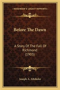 Before The Dawn
