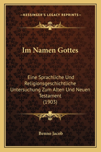 Im Namen Gottes