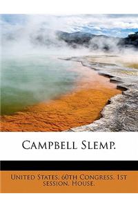 Campbell Slemp.