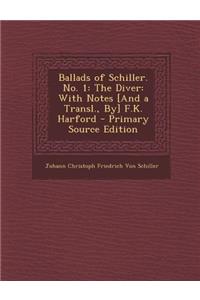 Ballads of Schiller. No. 1