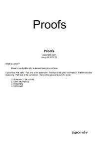Proofs
