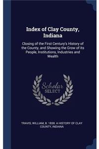 Index of Clay County, Indiana