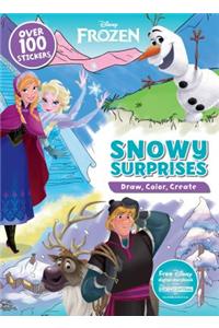 Disney Frozen Snowy Surprises: Draw, Color, Create