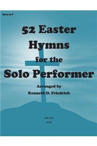 52 Easter Hymns for the Solo performer-horn version