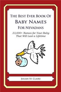 Best Ever Book of Baby Names for Nevadans