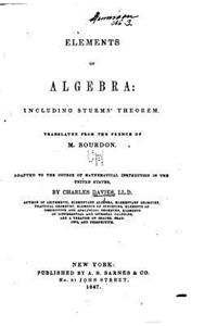Elements of Algebra, Including Sturms' Theorem
