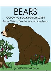 Bears Coloring Book For Children