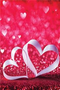Valentine Hearts Notebook