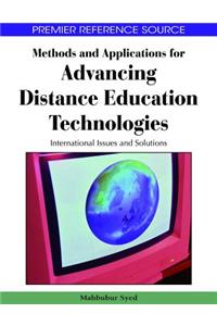 Methods and Applications for Advancing Distance Education Technologies