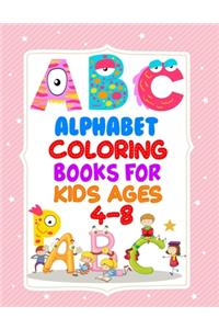 Alphabet Coloring Books For Kids Ages 4-8