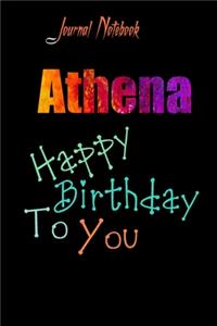 Athena: Happy Birthday To you Sheet 9x6 Inches 120 Pages with bleed - A Great Happy birthday Gift