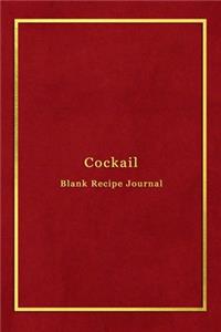 Cocktail Blank Recipe Journal