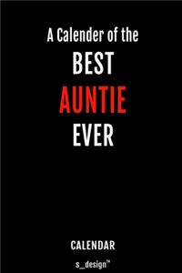 Calendar for Aunties / Auntie