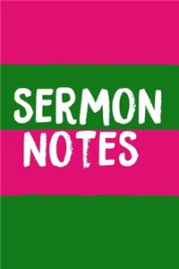 Sermon Notes
