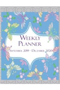 Weekly Planner September 2019-December 2020