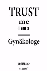 Notizbuch für Gynäkologen / Gynäkologe / Gynäkologin